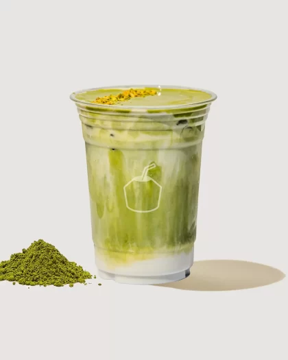 Matcha Latte w:Cream